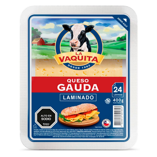 Queso Gauda La Vaquita 400grs