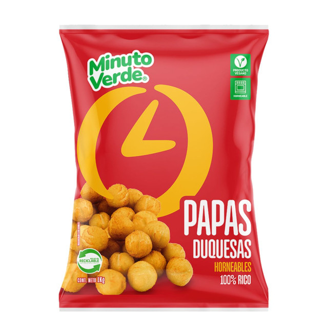 Papas Duquesas Minuto Verde 1kg