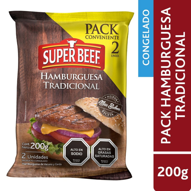 Hamburguesa Super Beef Pack 2 x 100grs