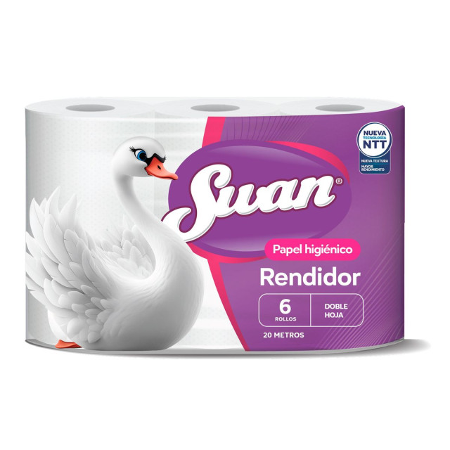 Papel Higienico d/h Swan 6 x 20mts