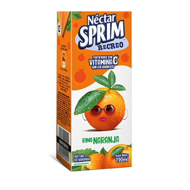 Bombillin Sprim Naranja 190ml