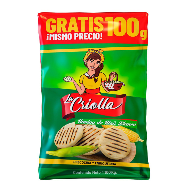 Harina de Maiz La Criolla 1kg