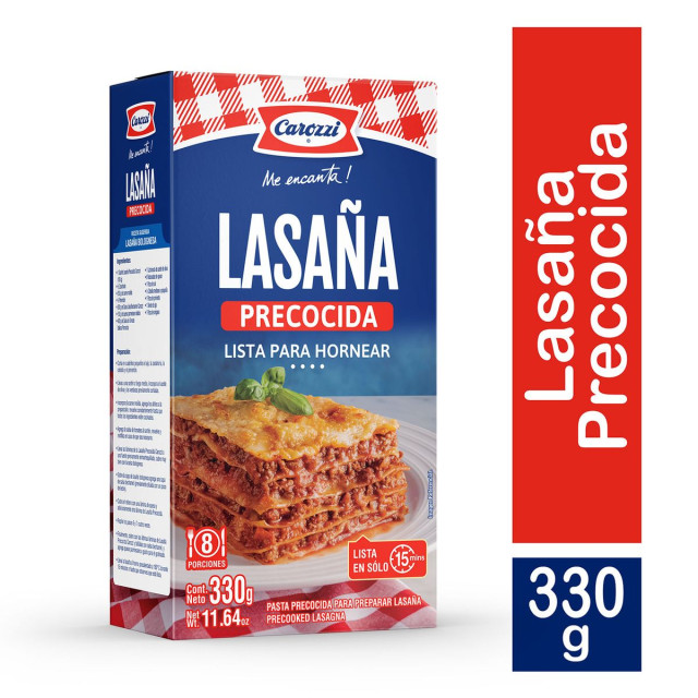 Lasaña Carozzi Precocida 360grs
