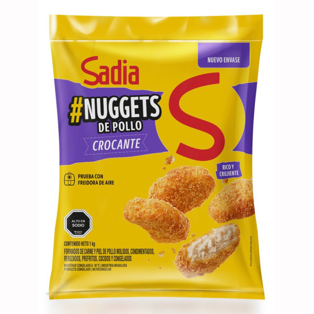 Nuggets de Pollo Crocantes Sadia 3kg
